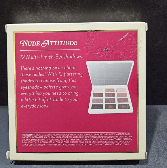Laura Geller NUDE ATTITUDE - 12 Multi-Finish Eye Shadows Palette - New In Box - Picture 3 of 3
